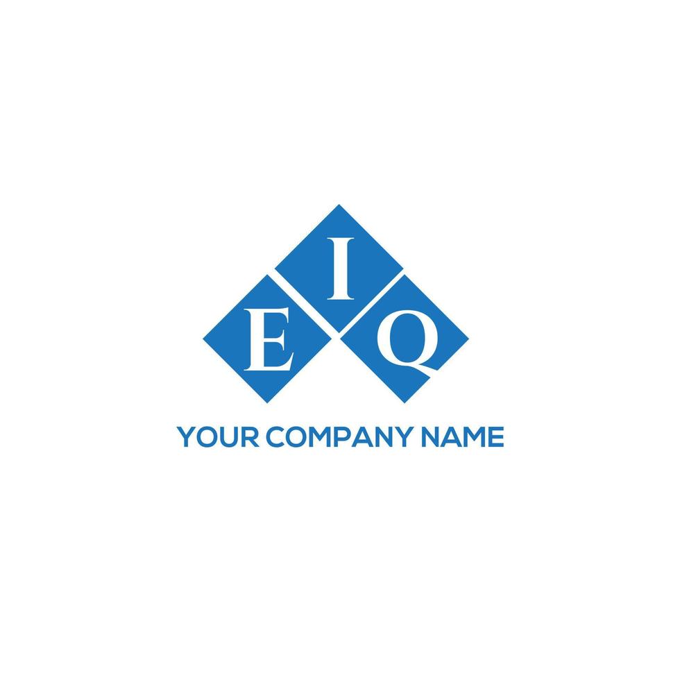 EIQ letter logo design on WHITE background. EIQ creative initials letter logo concept. EIQ letter design. vector
