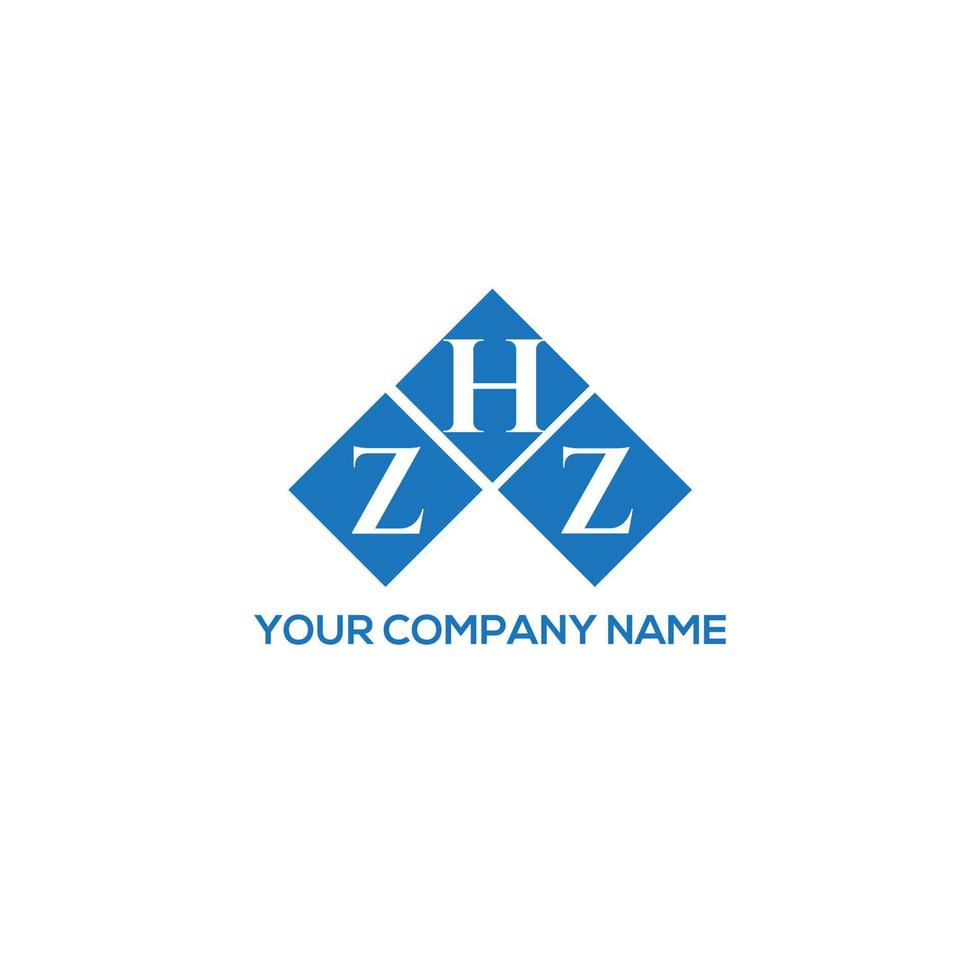 ZHZ letter logo design on WHITE background. ZHZ creative initials letter logo concept. ZHZ letter design. vector