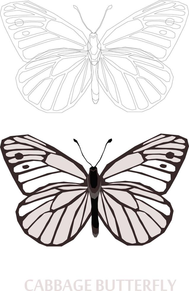 bosquejo de insectos a ilustración vectorial vector