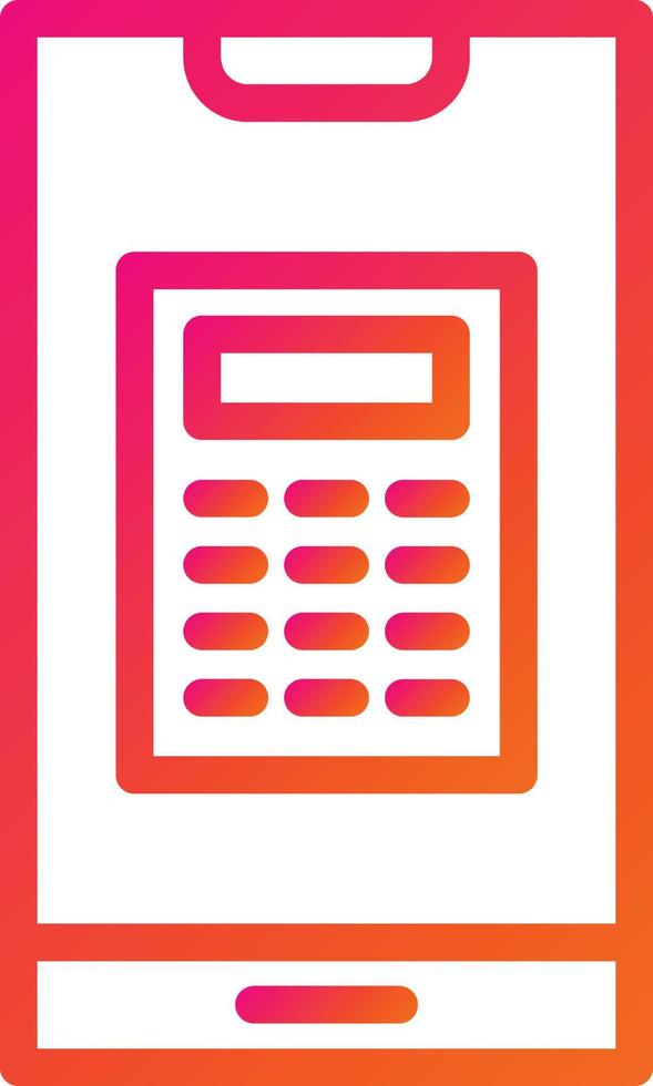 Calculator Vector Icon Design Illustration