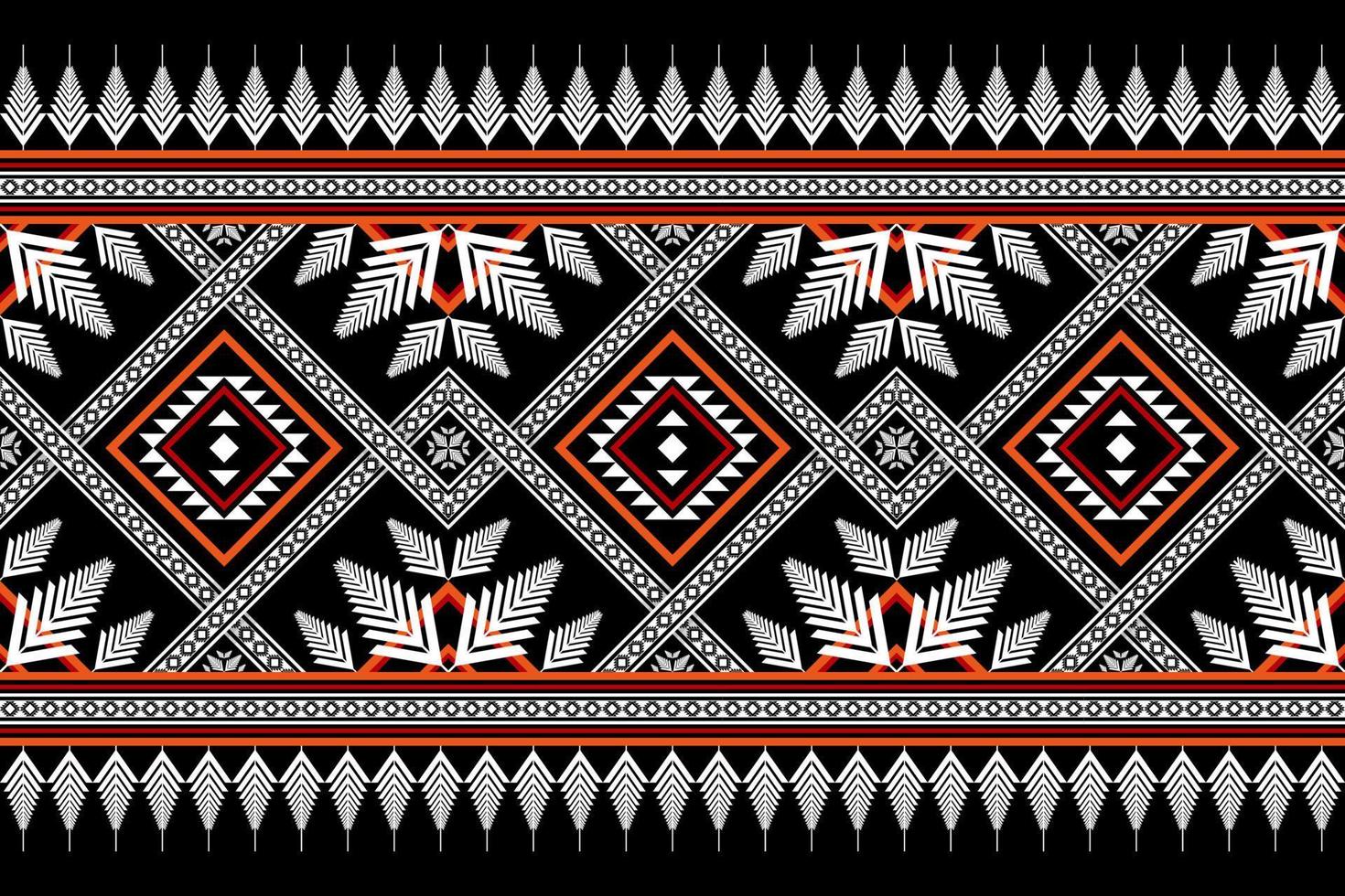 Abstract ethnic pattern art. Geometric seamless pattern in tribal, folk embroidery, and Mexican style. Design for background, wallpaper, vector illustration, textile, fabric, clothing, carpet.
