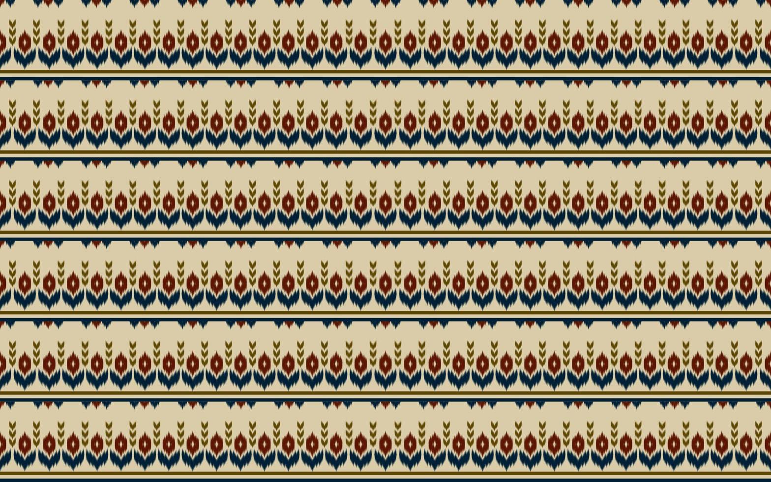 Beautiful ikat ethnic seamless pattern traditional. Peruvian striped style. Design for background, wallpaper, illustration, textile, fabric, clothing, batik, carpet, embroidery. vector