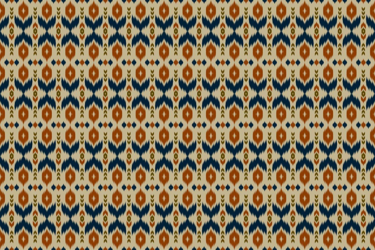 Beautiful ikat pattern art. Ethnic seamless pattern in tribal, folk embroidery, and Mexican style. Geometric striped. Design for background, wallpaper, vector illustration, fabric, clothing, carpet.