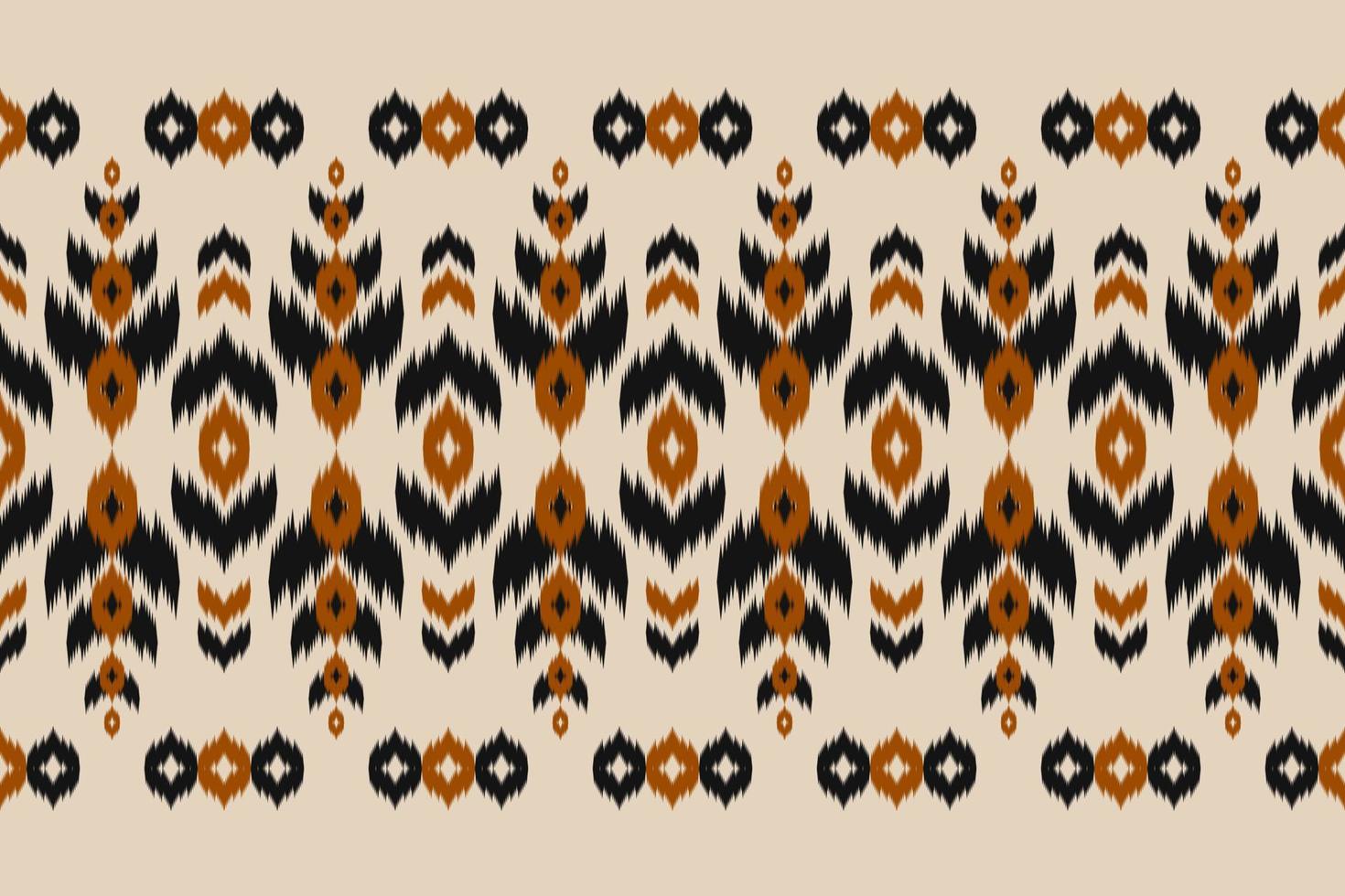 Abstract ethnic pattern art. Ikat seamless pattern in tribal, folk embroidery, and Mexican style. Design for background, wallpaper, vector illustration, fabric, clothing, carpet.