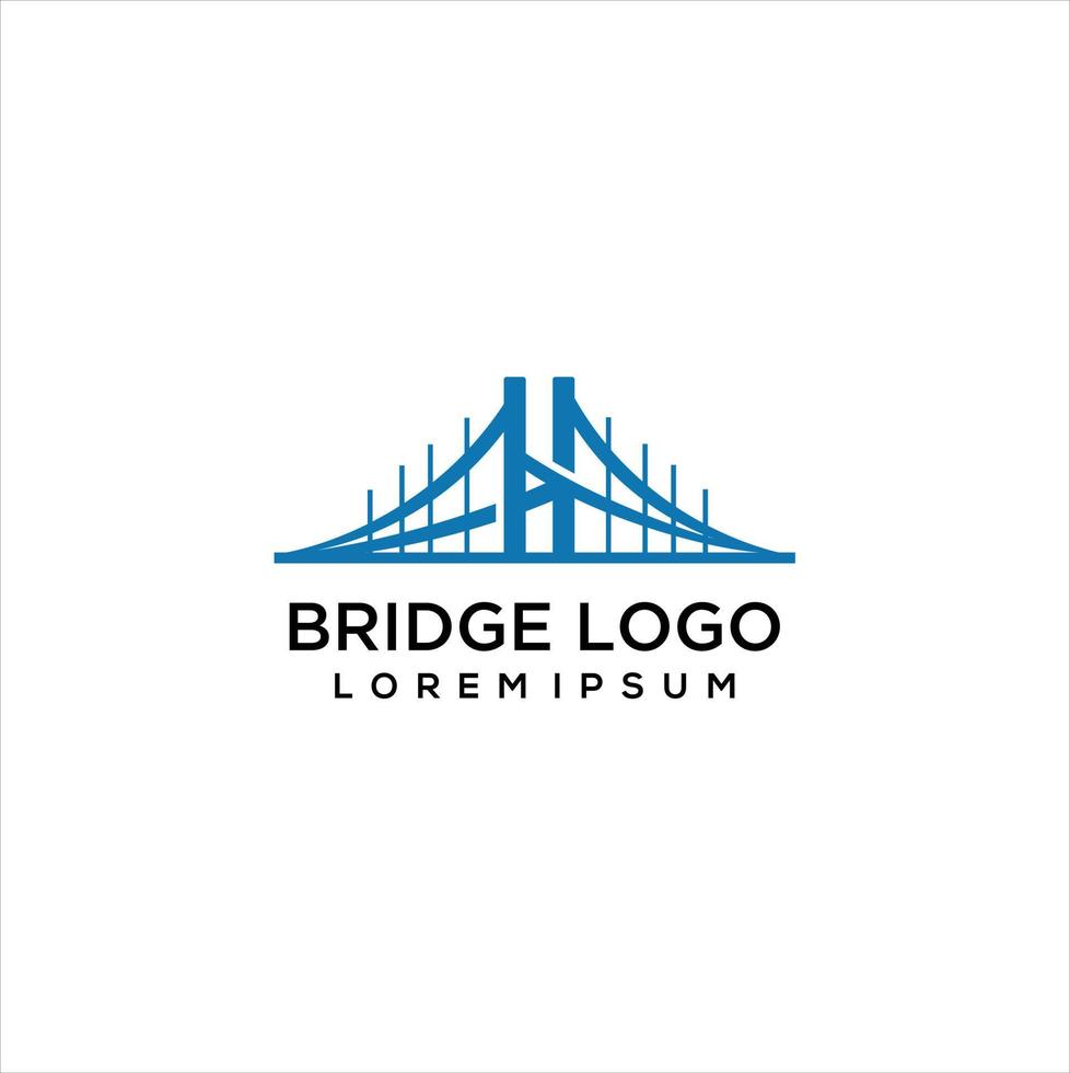 bridge street vector logo design graphic line art