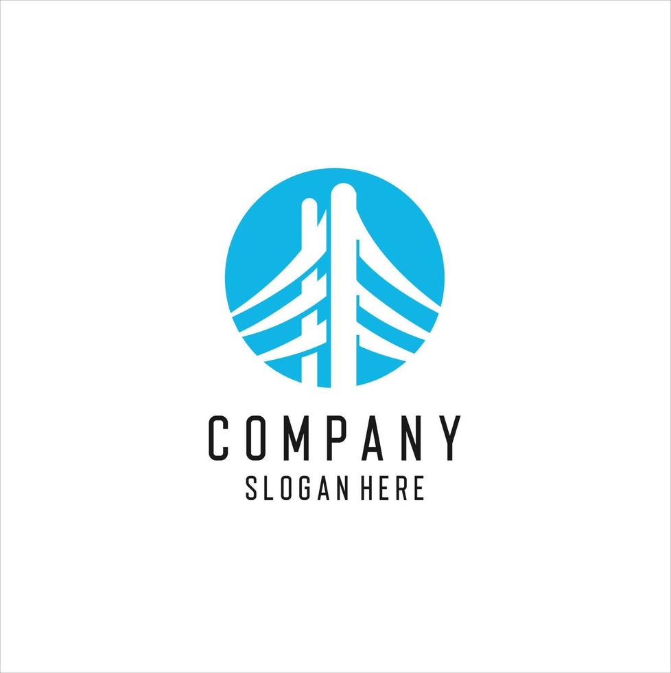 Bridge Corporation Logo Design Template vector