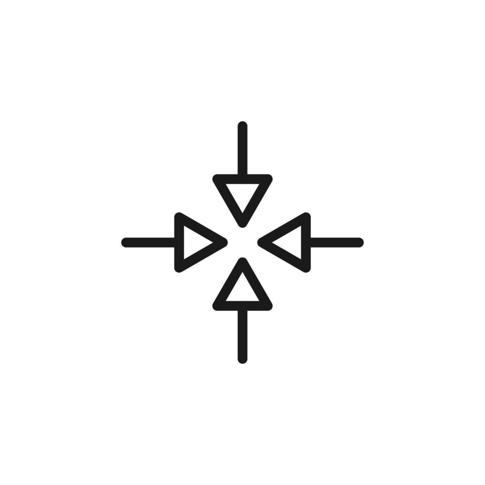 Symbols, signs, interface and internet concept. Simple monochrome illustrations for web sites, stores, apps. Vector line icon of arrow as upload sign