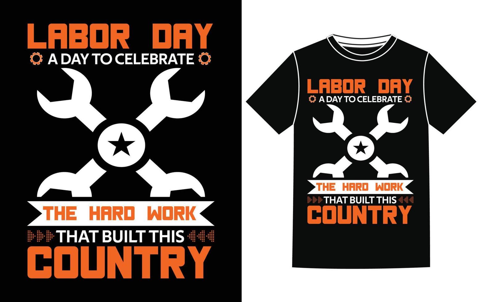 labor day t shirt design vector