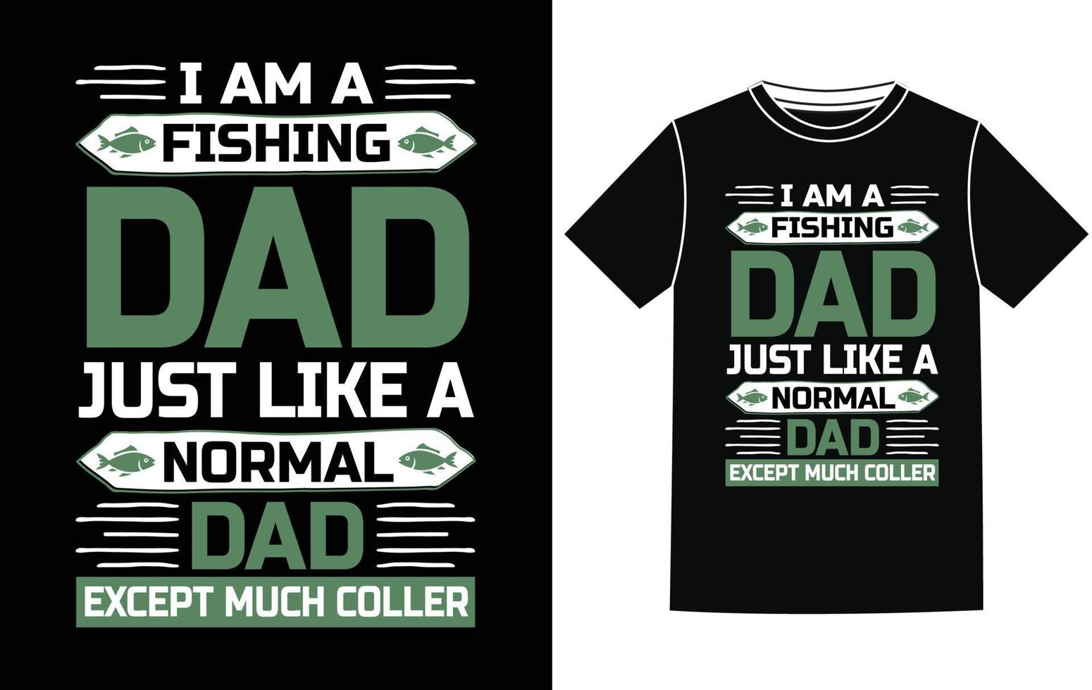 vector de diseño de camiseta de pesca