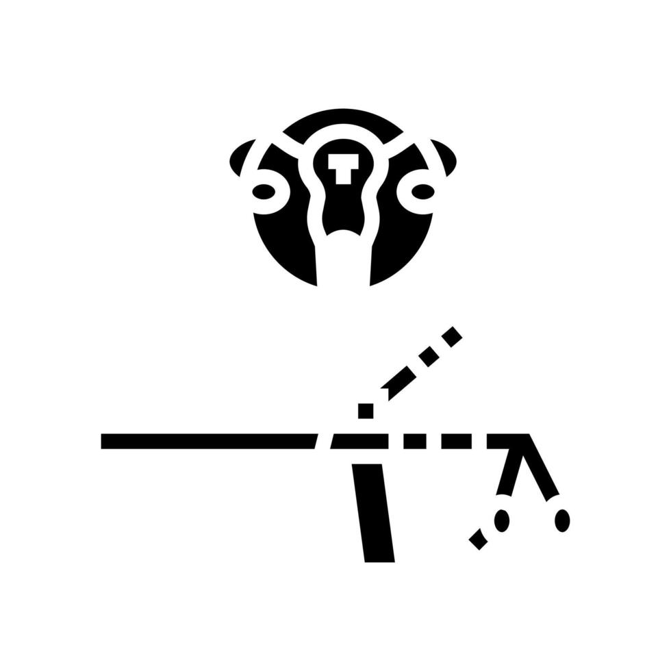 gynecology medical tool glyph icon vector illustration