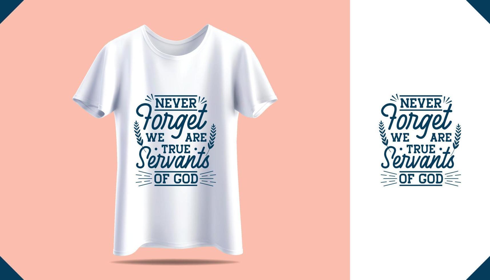 nuevo diseño de estampado de camisetas para hombres. maqueta de camiseta blanca de hombre. vista frontal. frases motivacionales vector