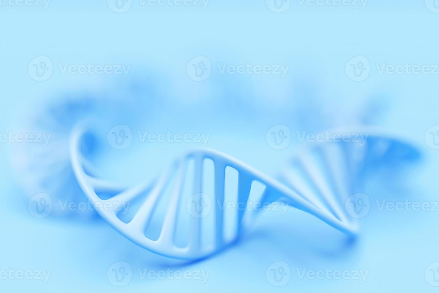 3d illustration of a  science template, abstract background with a DNA molecules. abstract technology science concept DNA futuristic photo