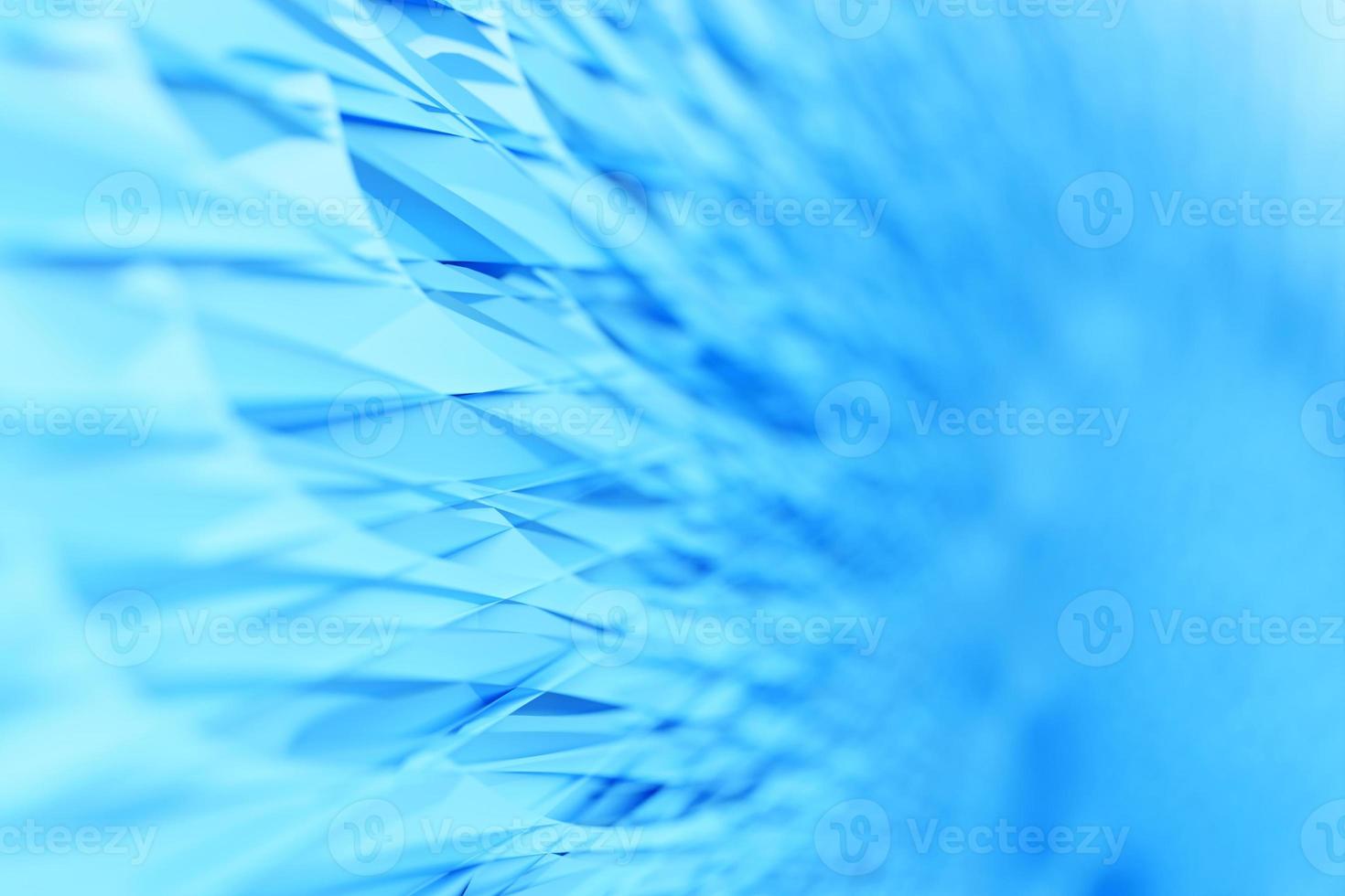 3d illustration of a   blue abstract   background with geometric  lines, soft focus .  Modern graphic texture. Geometric pattern. photo