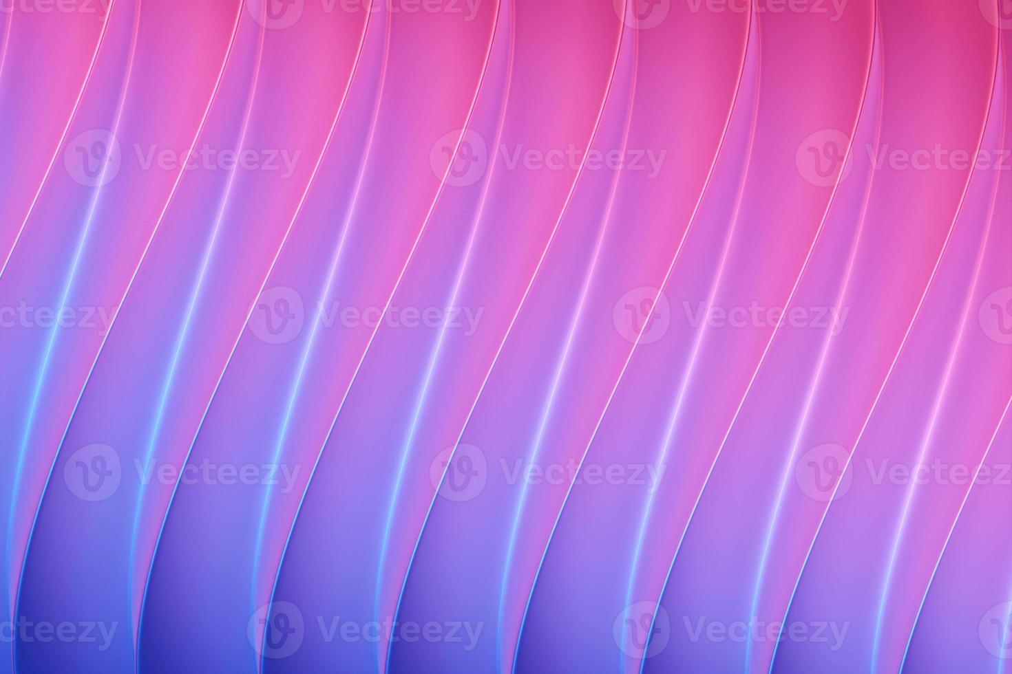 3D illustration,  gradient waves from lines and interlacing. Abstract background. photo
