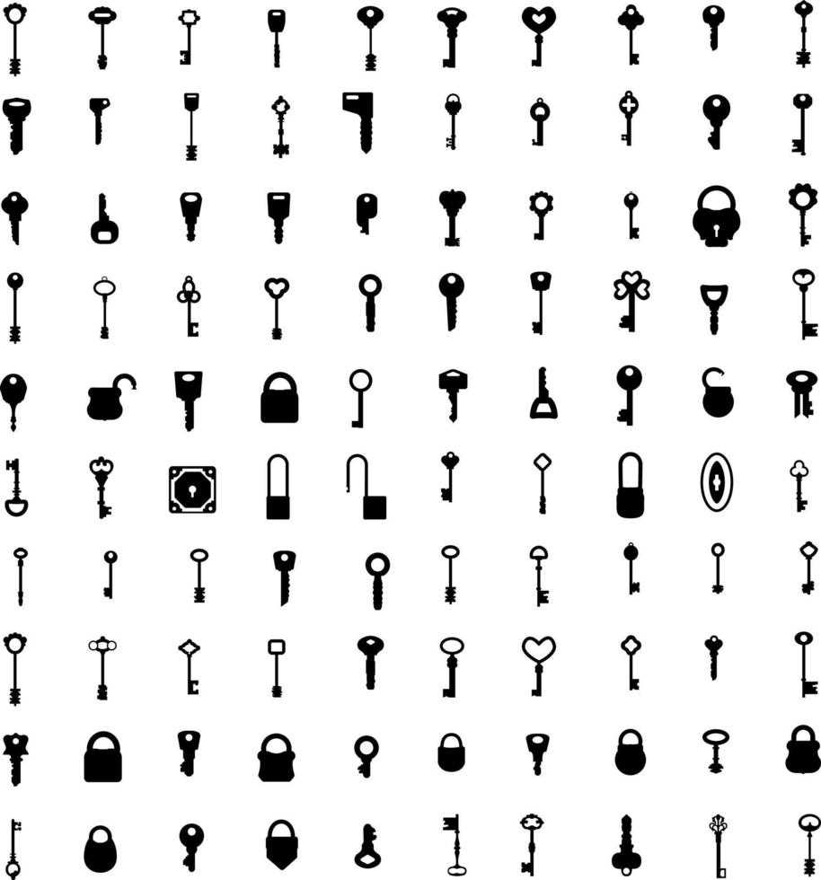 Keys and Locks Pack vector