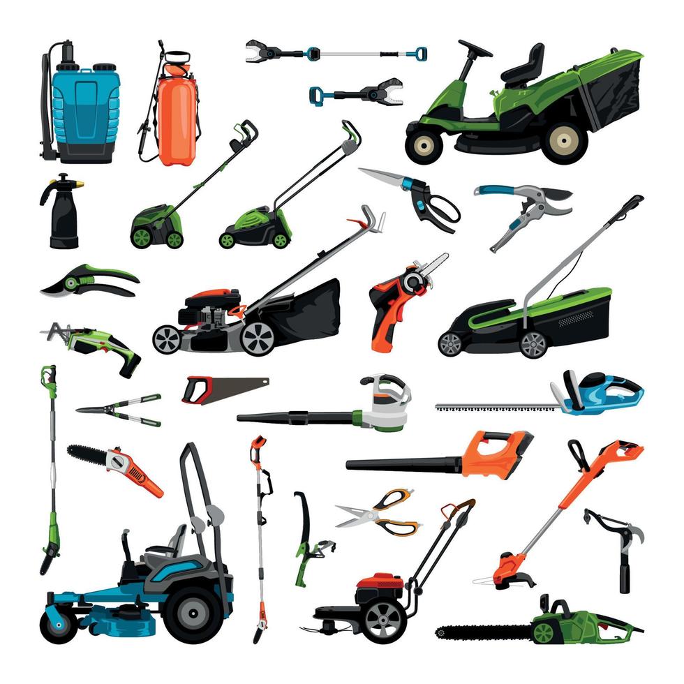 Set of Power Tools vector