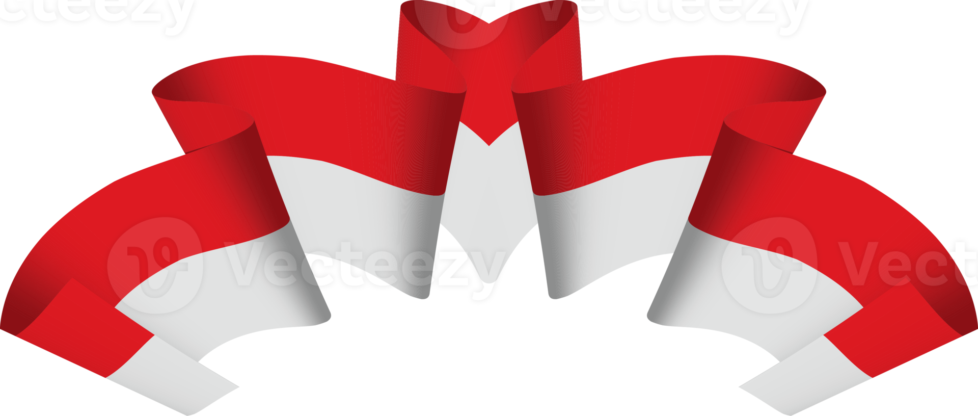 indonesië vlag lint fladderen png