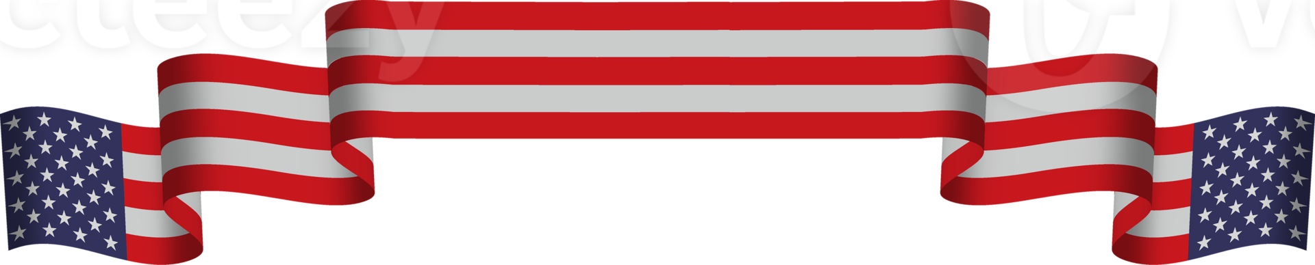 Amerikaanse vlag lint png