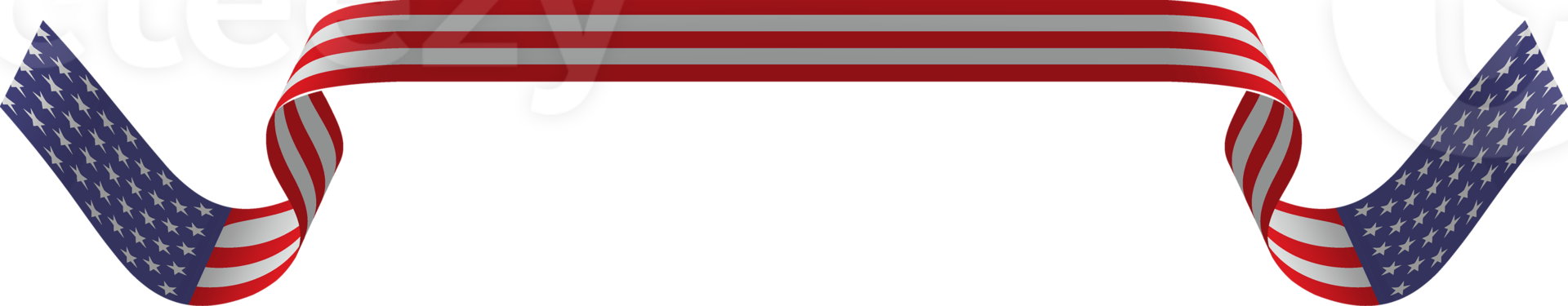 American flag ribbon png