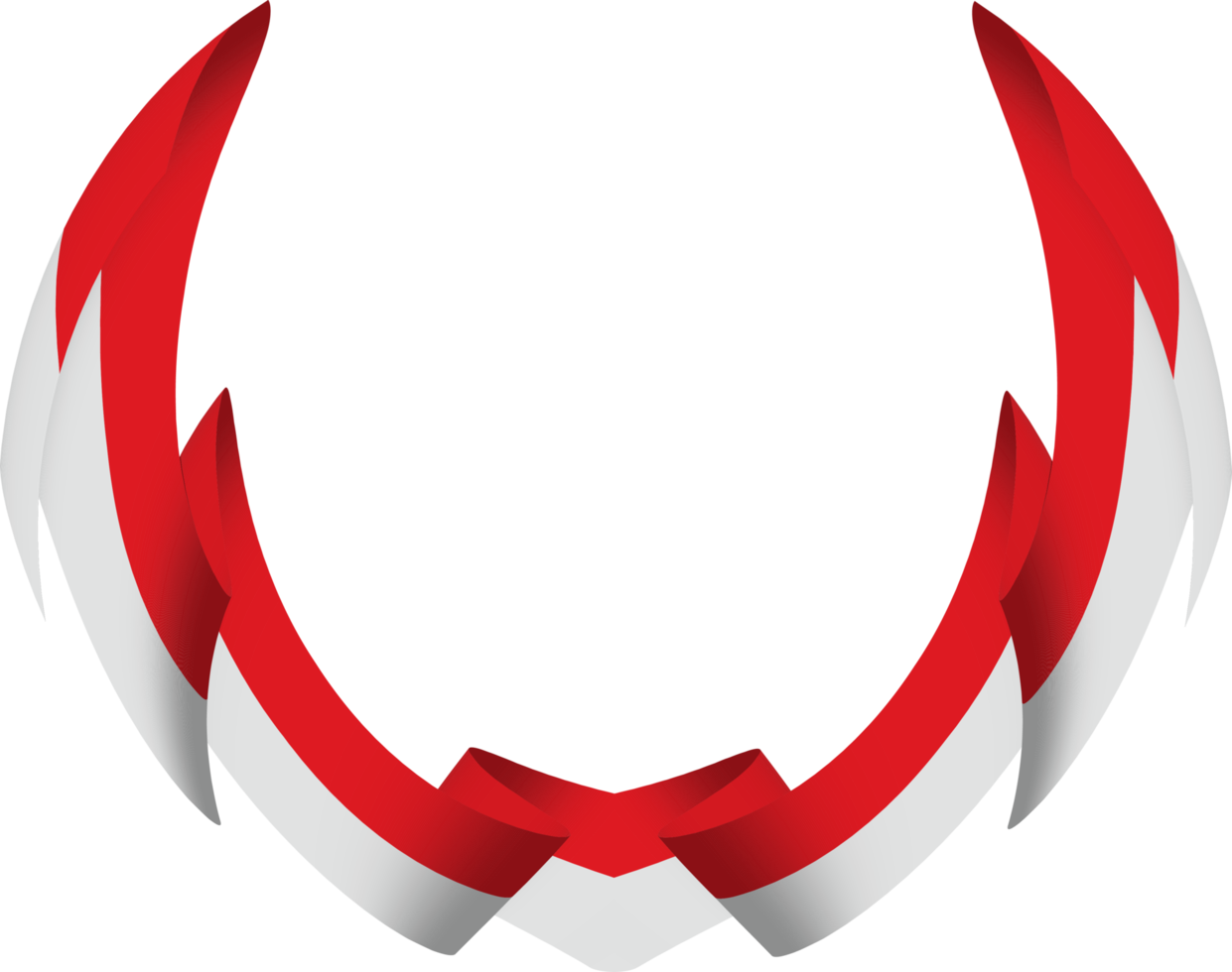 Indonesia flag frame png