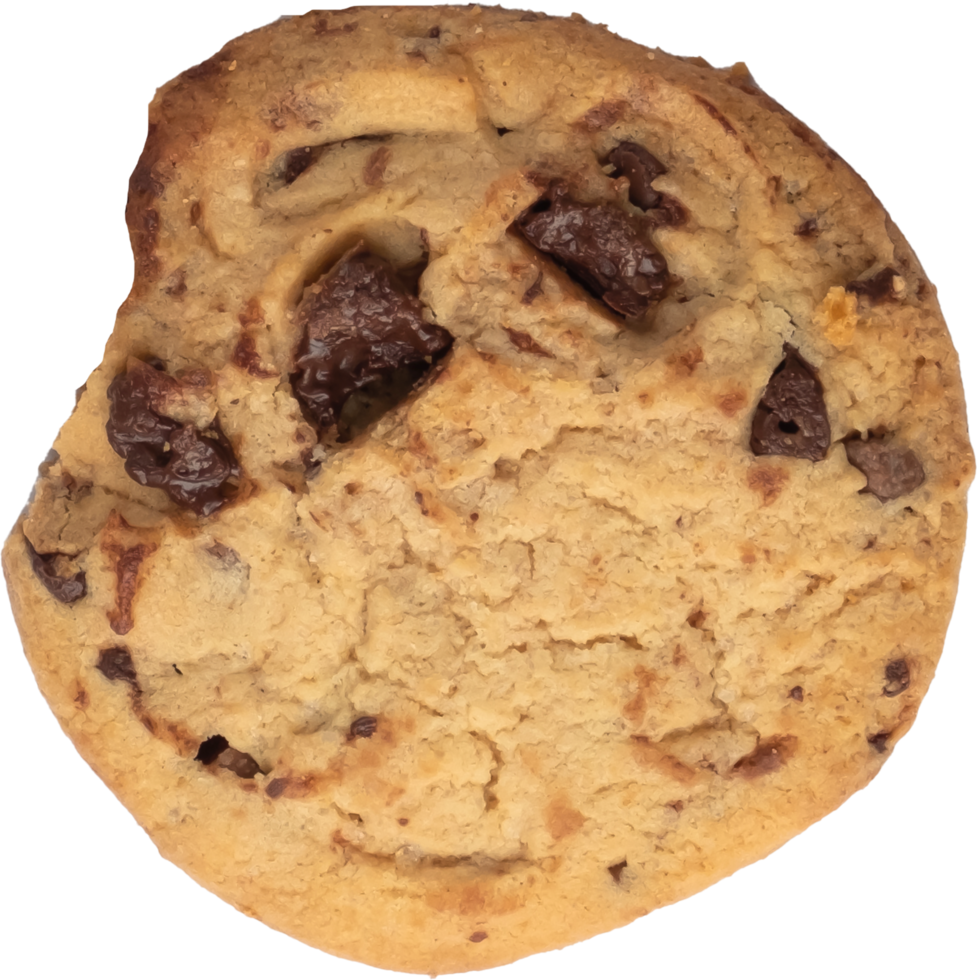 cutout cookie on transparent background. png