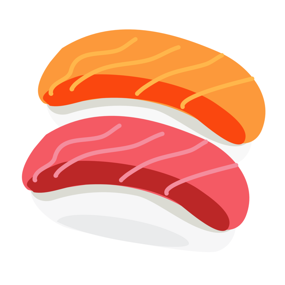 Sushi national dish of Japan PNG