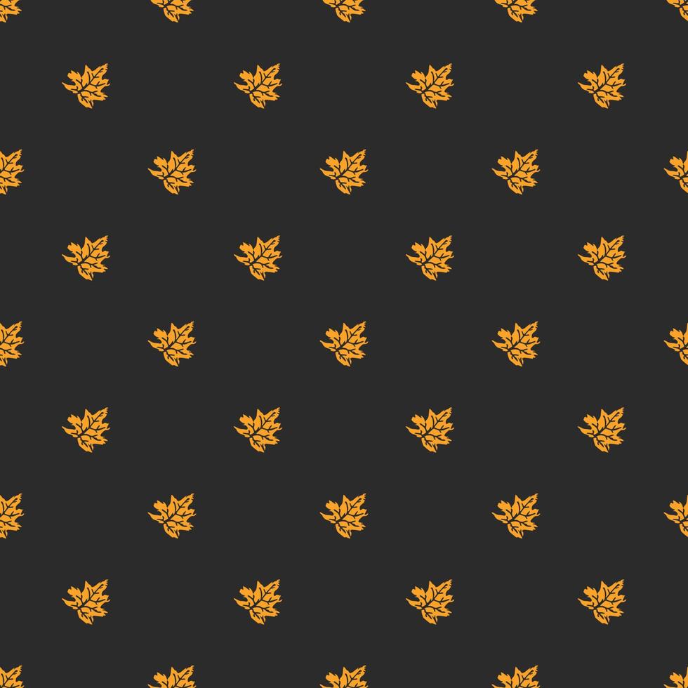 fondo de otoño. patrón de hojas de otoño sin costuras. hojas de otoño de arce vector