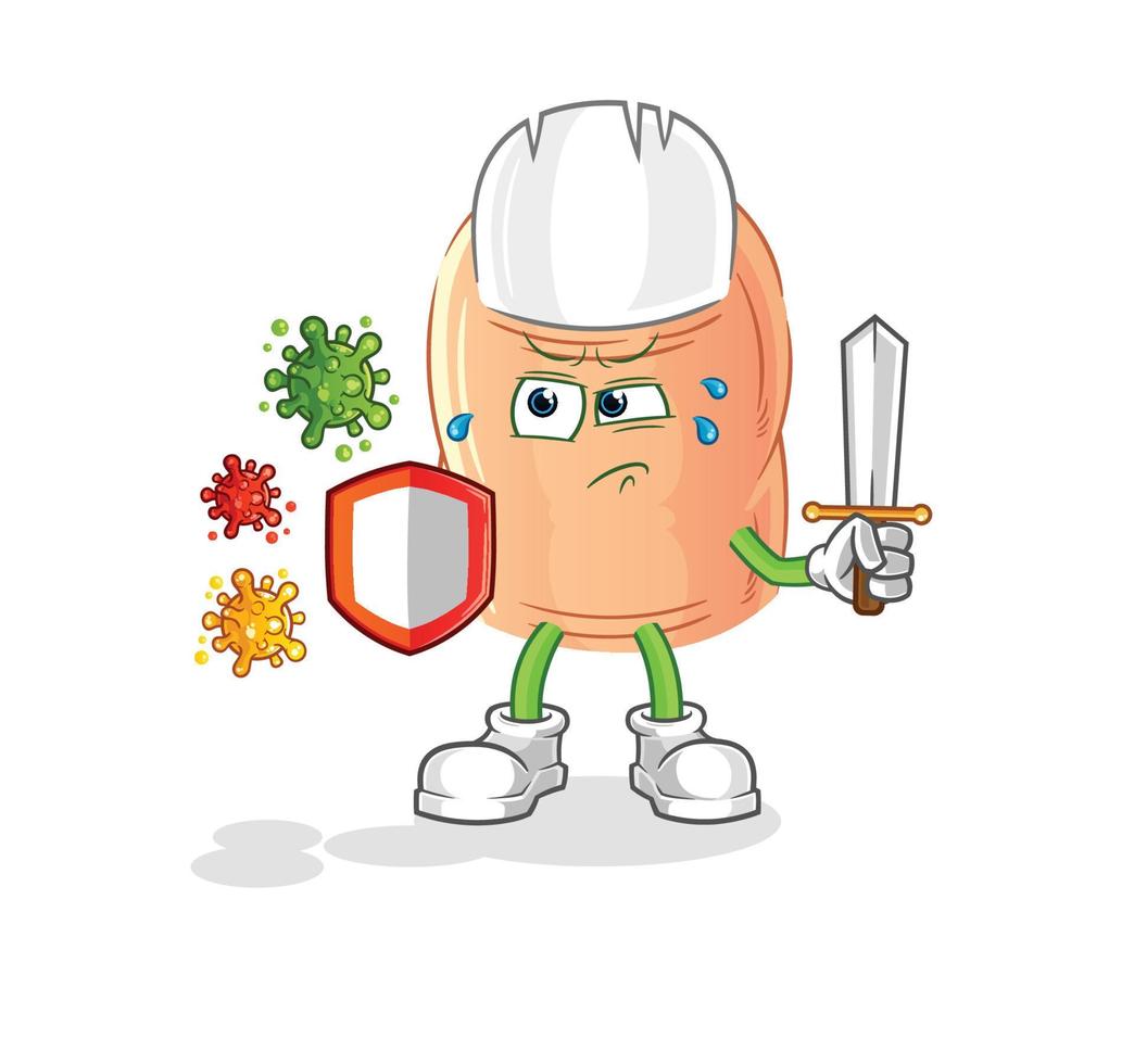 human finger character vector