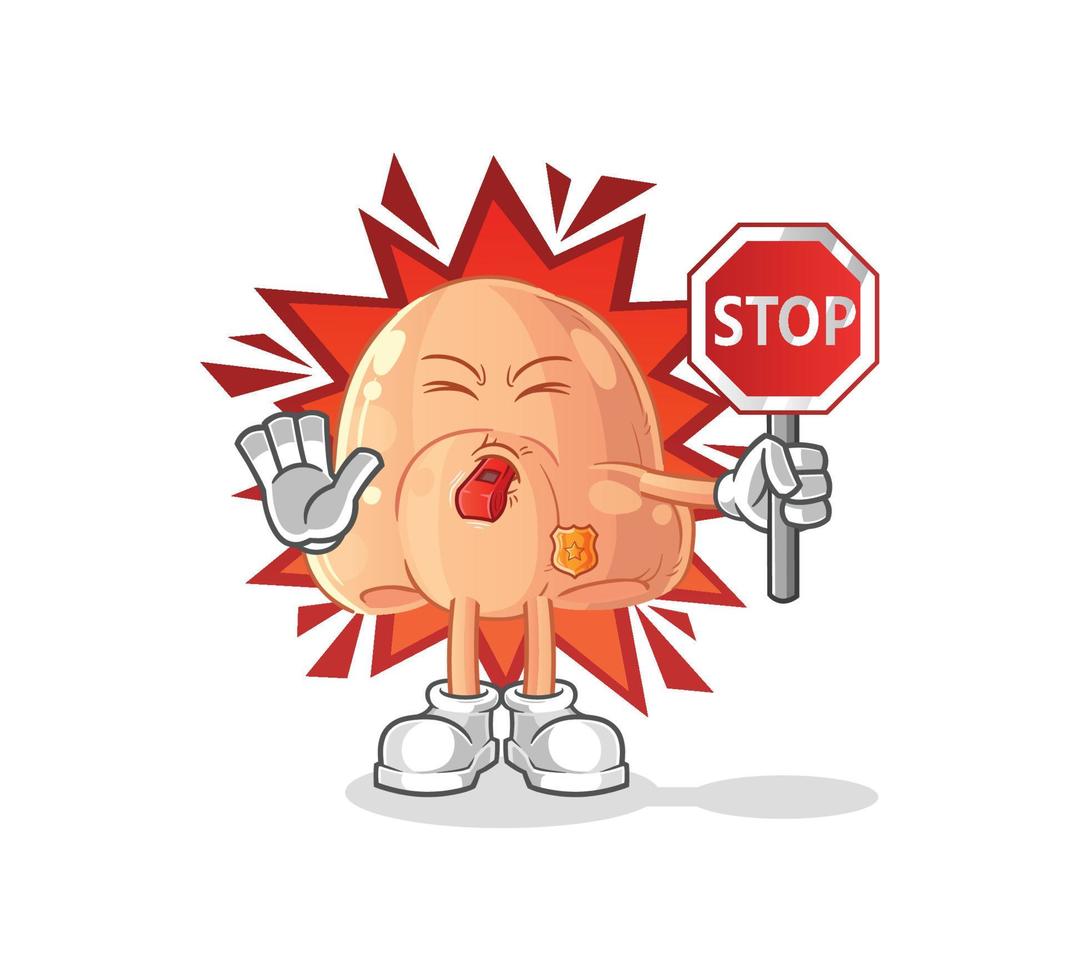 human nose cartoon vector