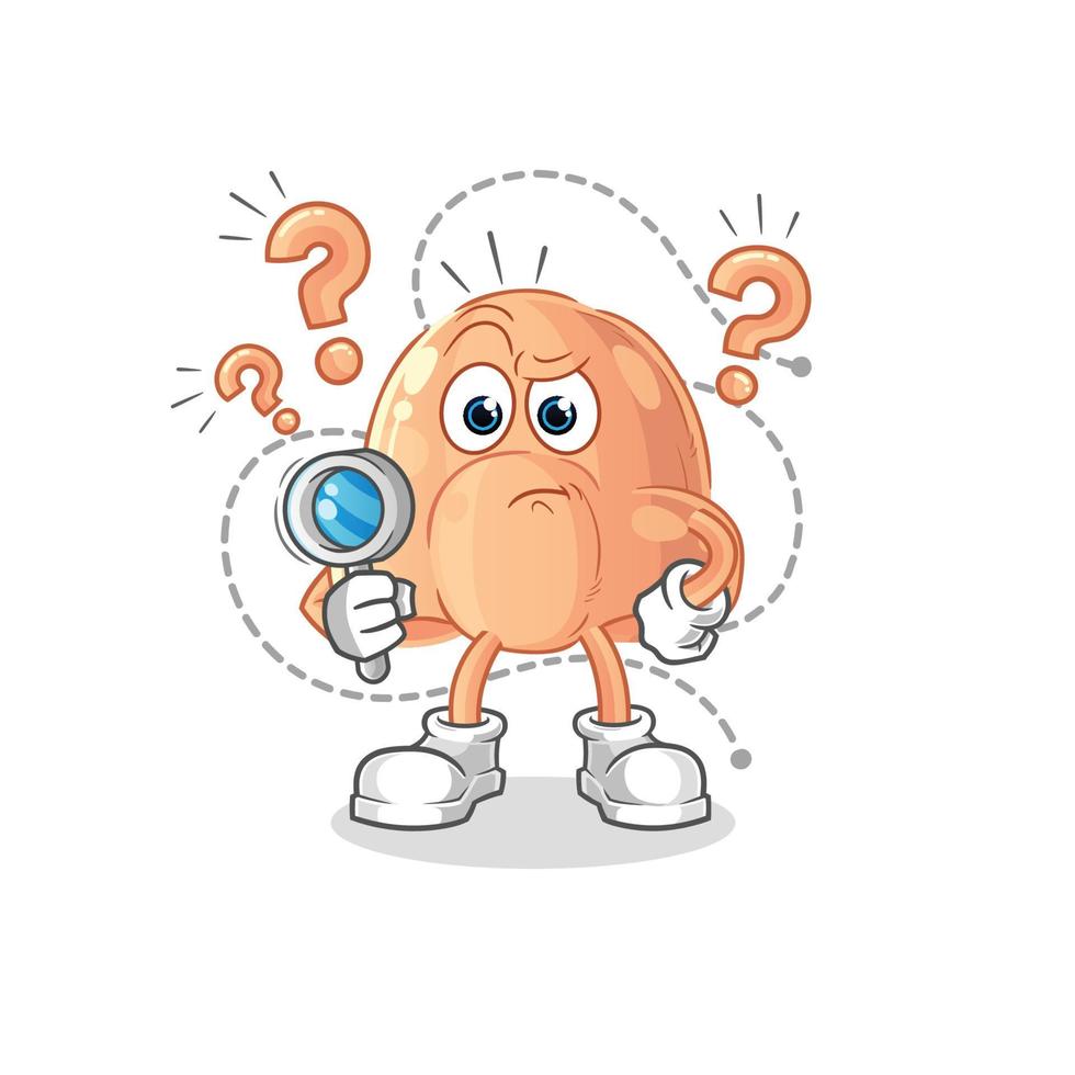 human nose cartoon vector