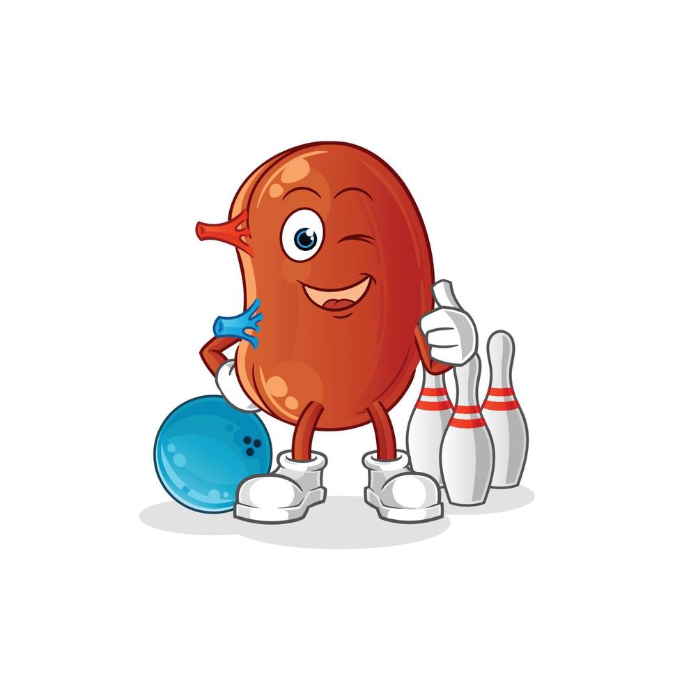 kidney cute vector