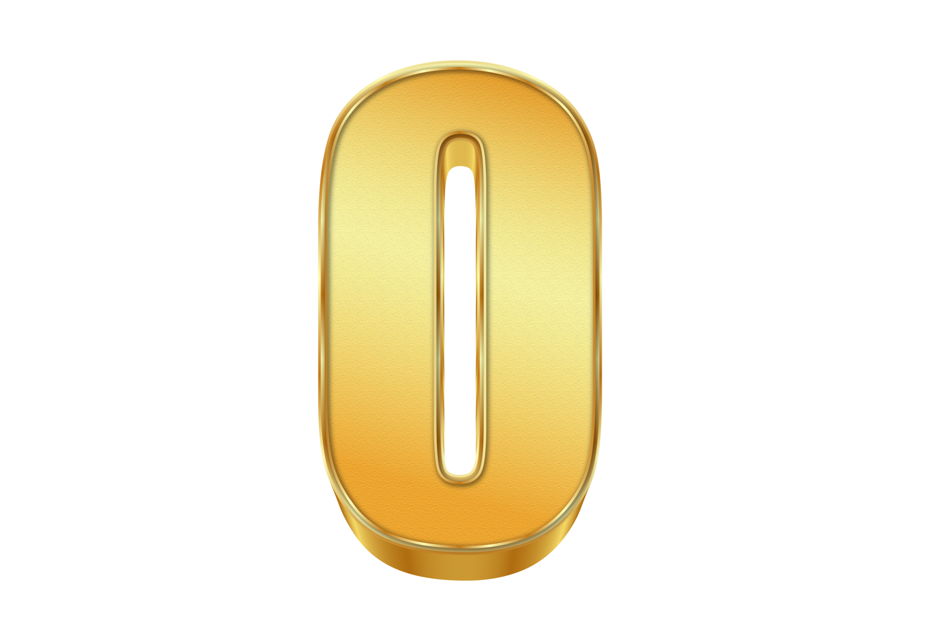 Numbers written in gold style in png format 10174479 png