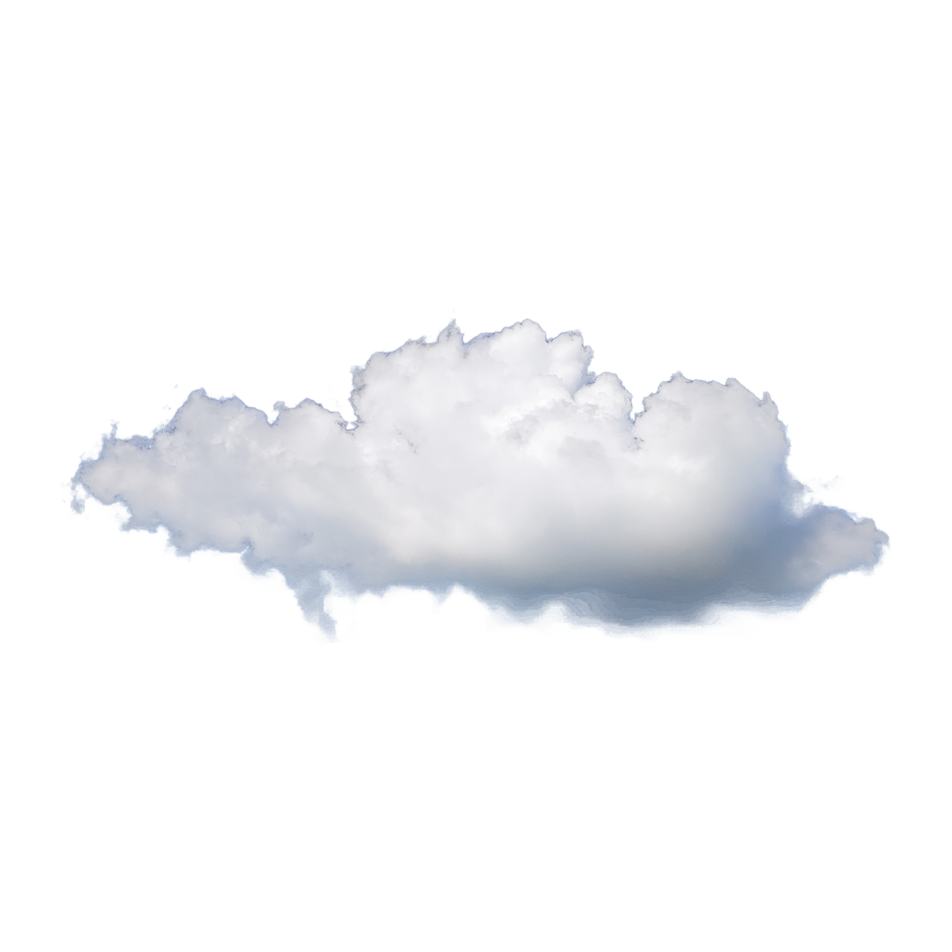 Simple sunny day cloud PNG image. Realistic cloud on a transparent