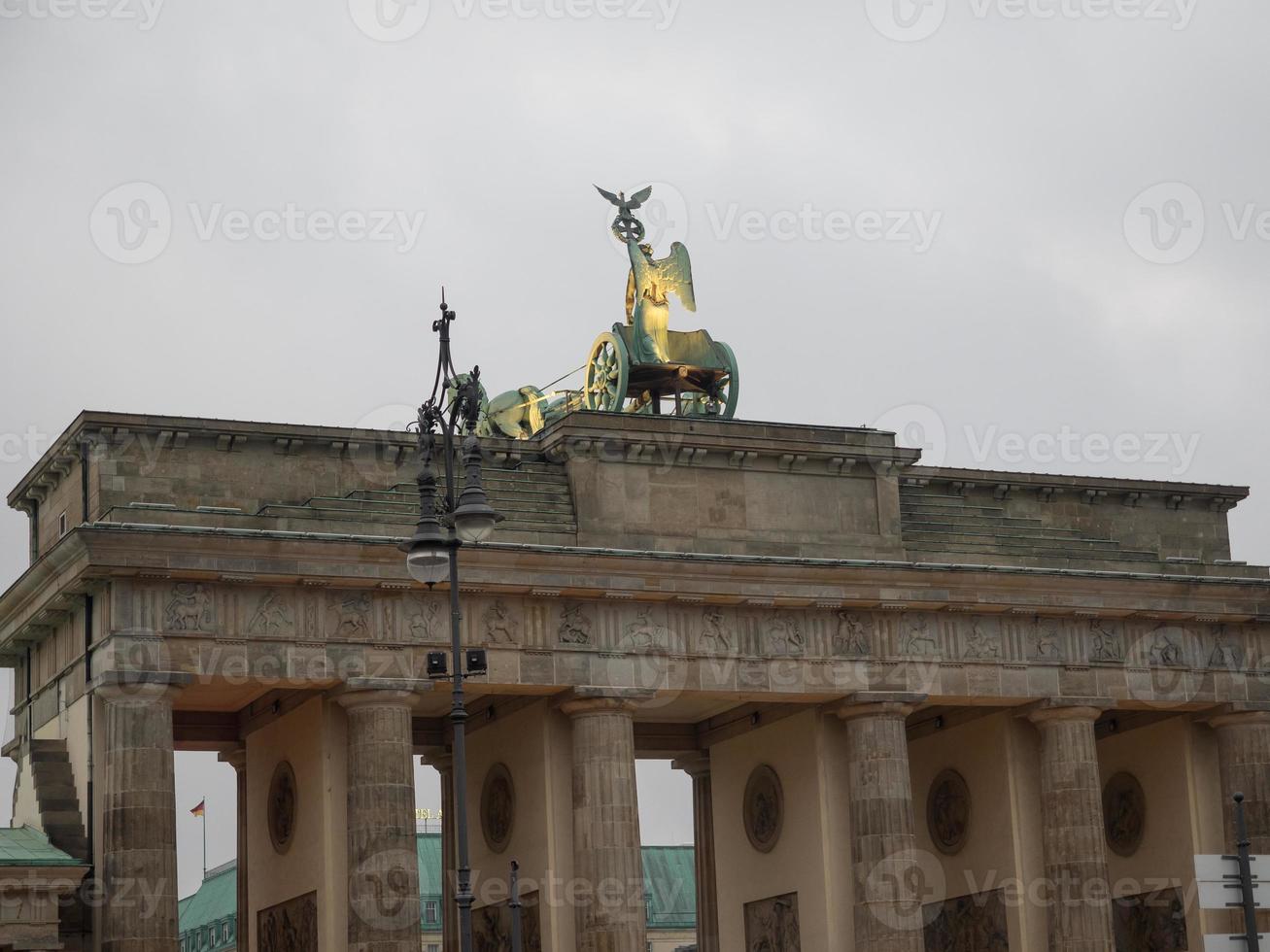 the city of Berlin at night photo