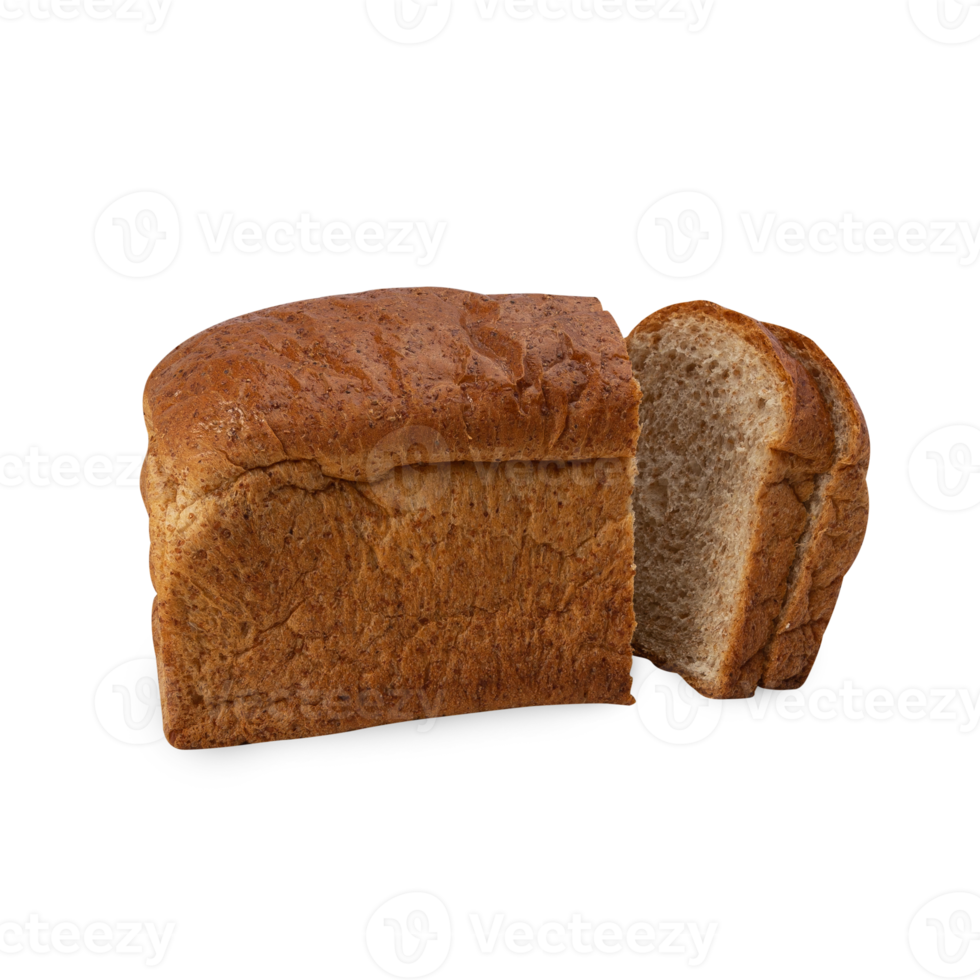 Sliced Whole Wheat Bread cutout, Png file