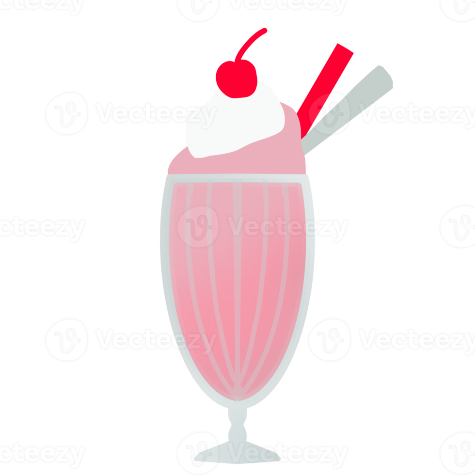 Strawberry Milkshake Clip Art png