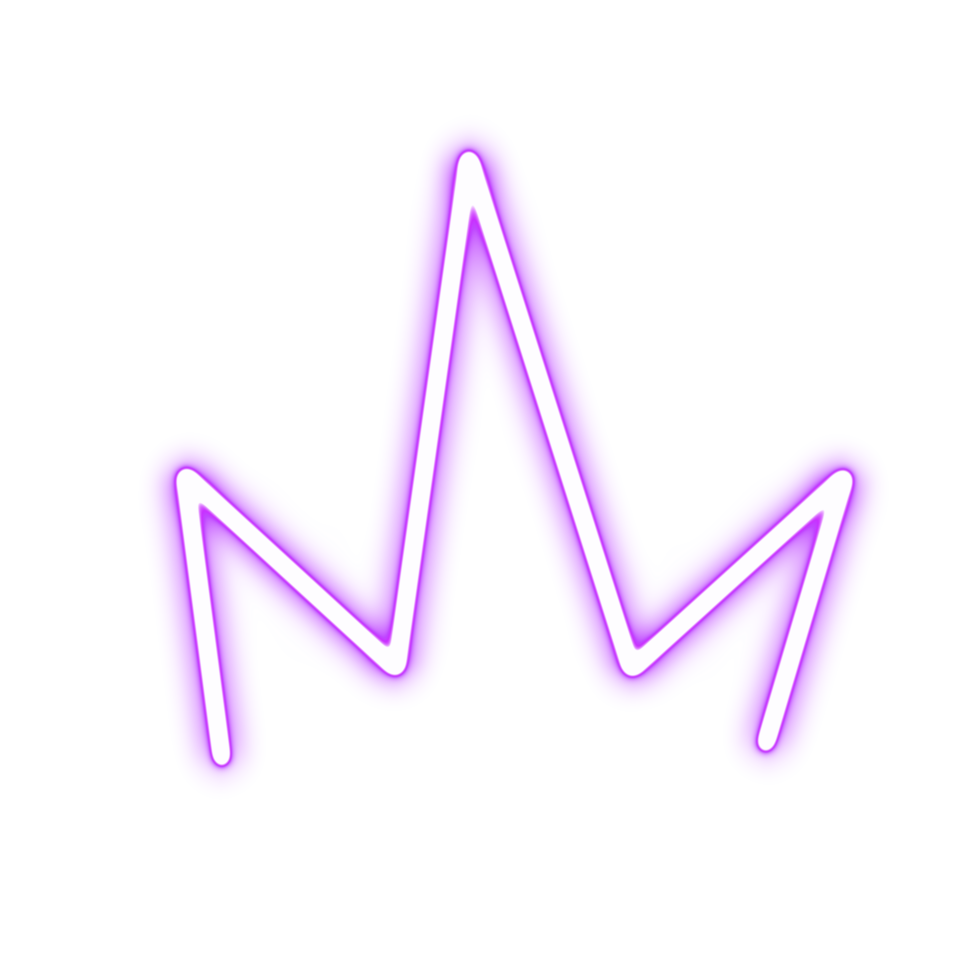 Elements Neon Retro style 80s png