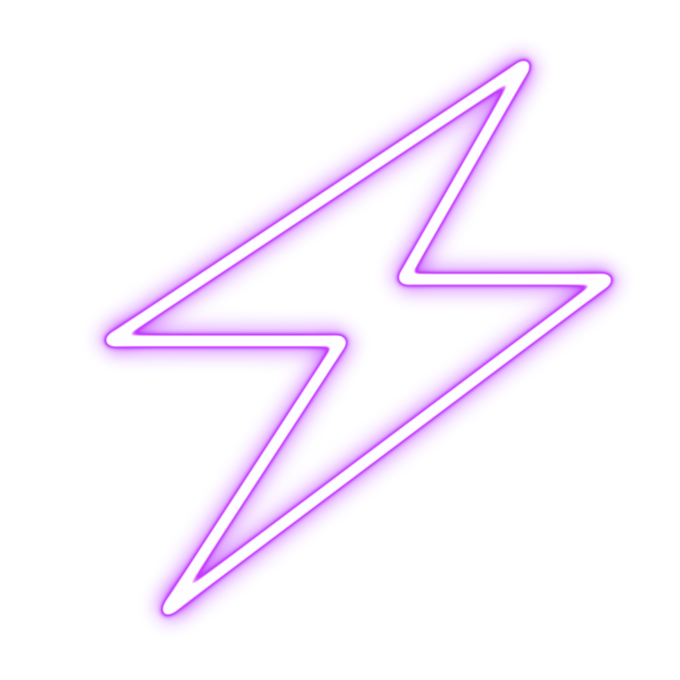 Elements Neon Retro style 80s png