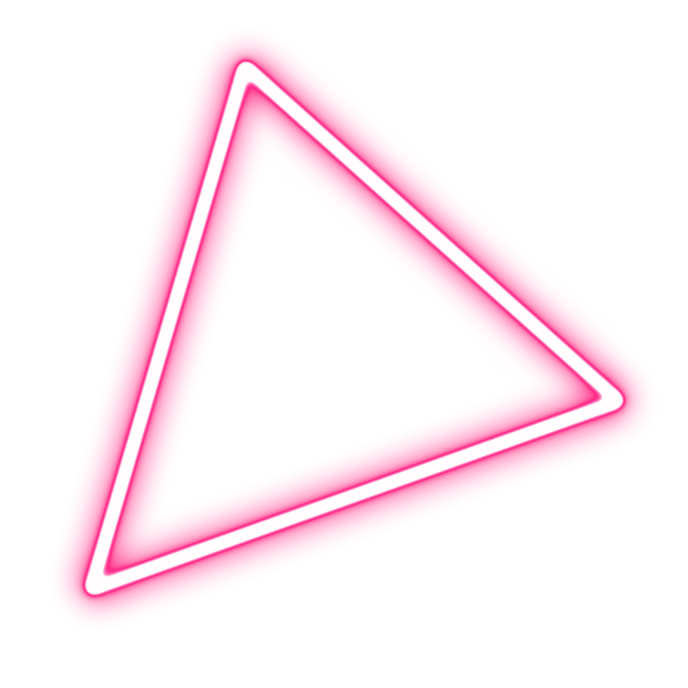 Neon Triangle Line PNGs for Free Download