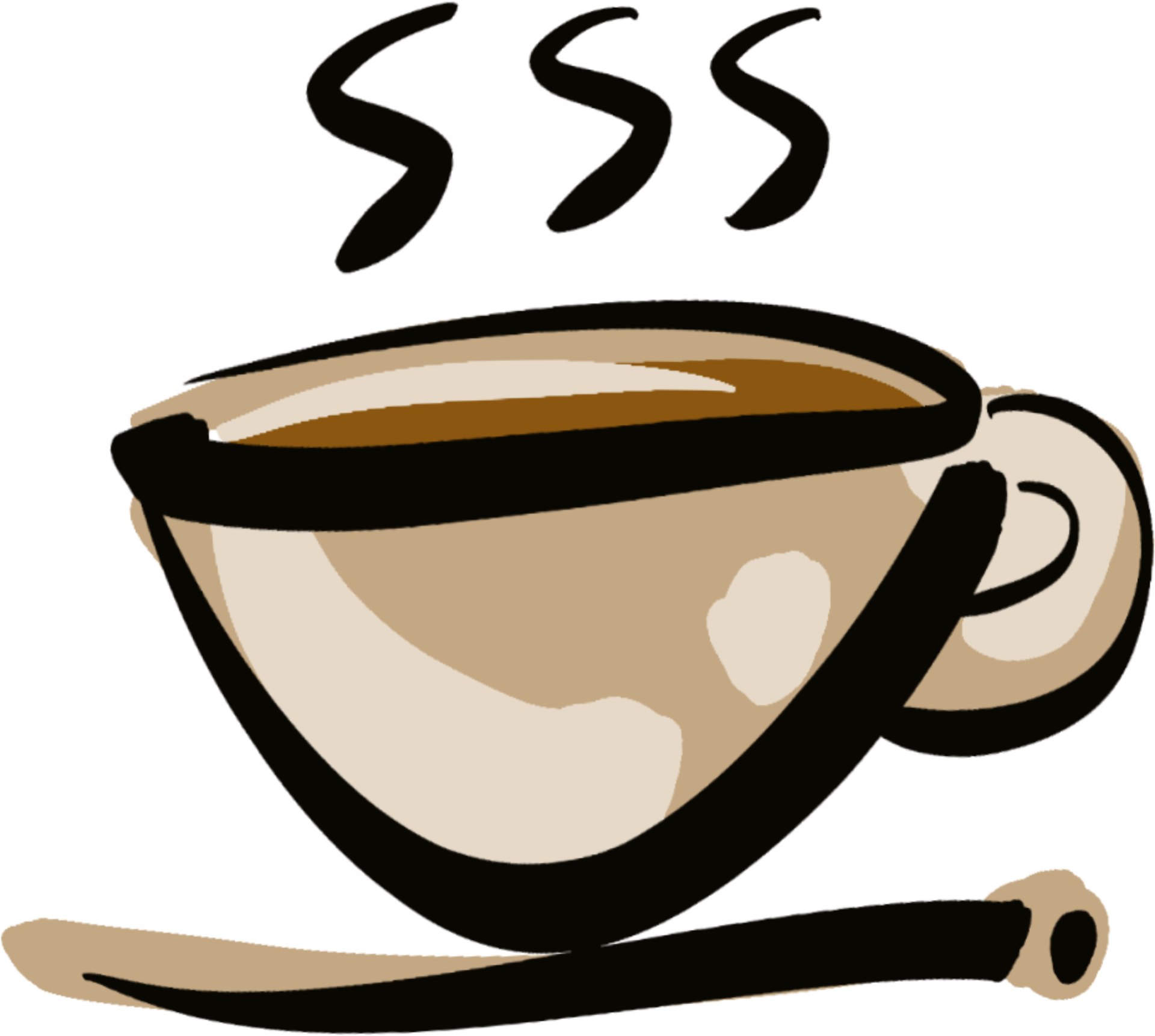 The coffee cup illustration for hot drink content. 10175434 PNG