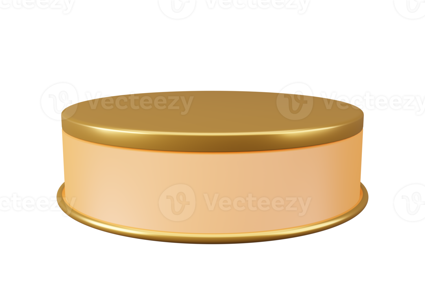 Gold cylinder stand podium 10175456 PNG