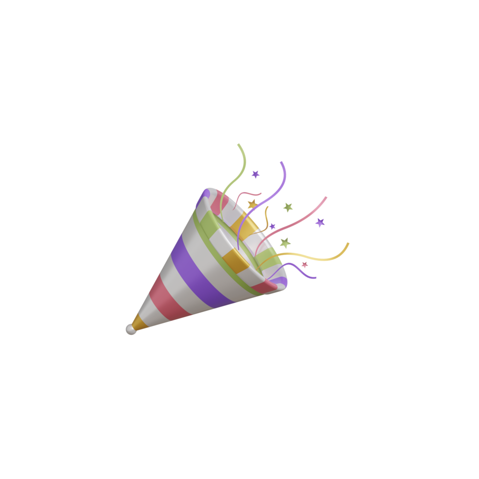 3d Isolated Things About Birthday Party png