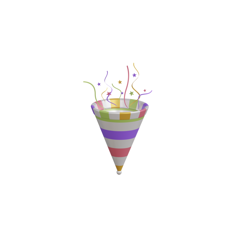 3d Isolated Things About Birthday Party png