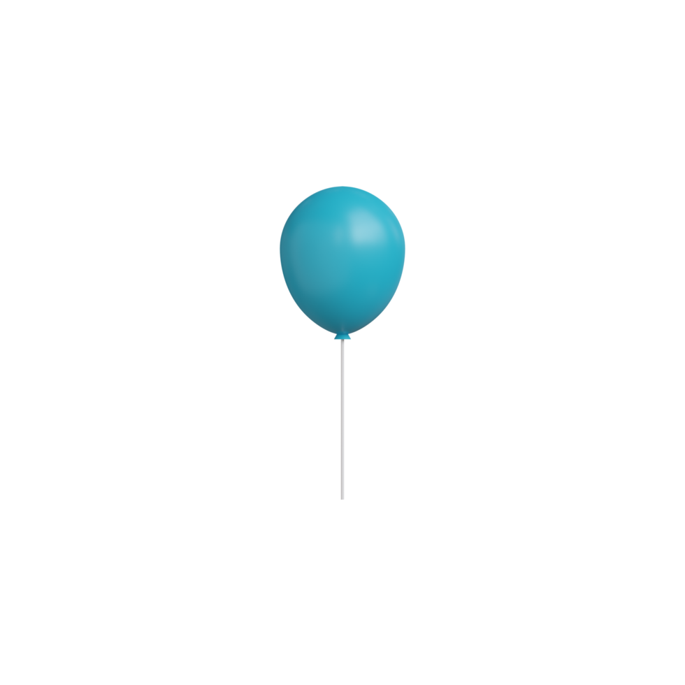 3d Balloon Object png