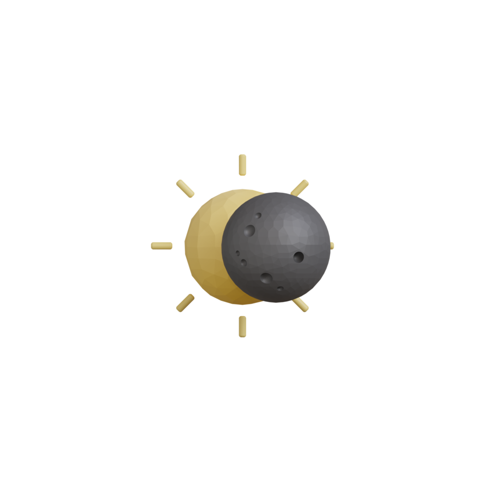 3D Sun Icon png