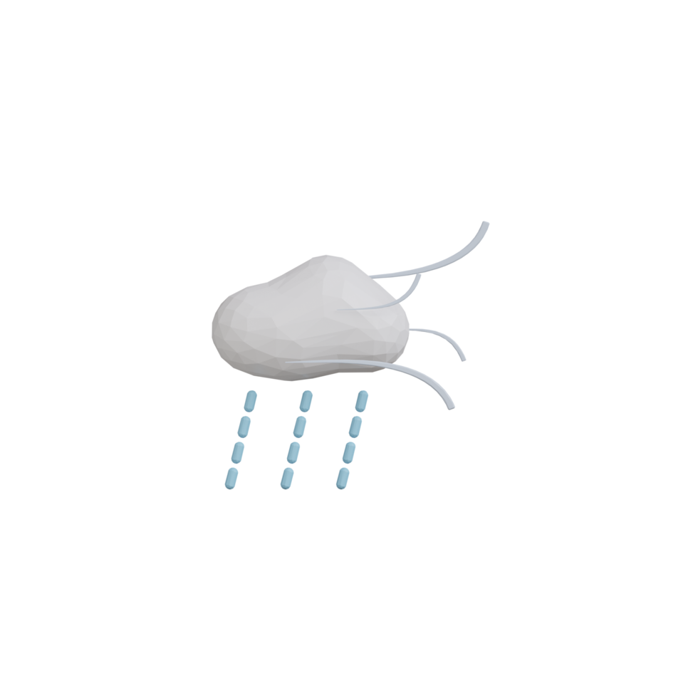 3D-regenpictogram png