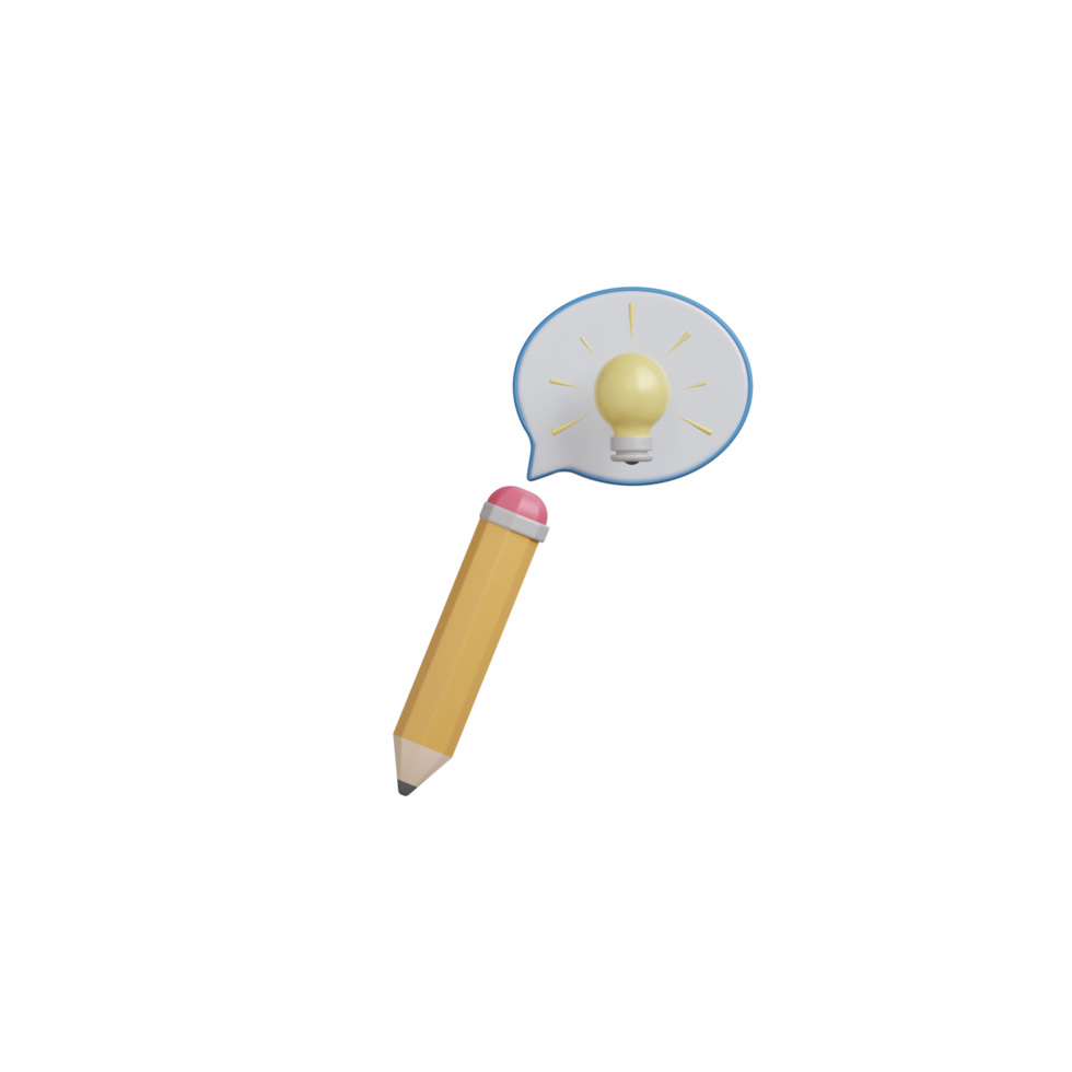 3d Idea Icon png