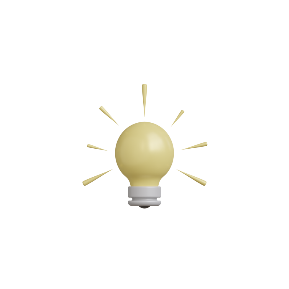 3d Idea Icon png