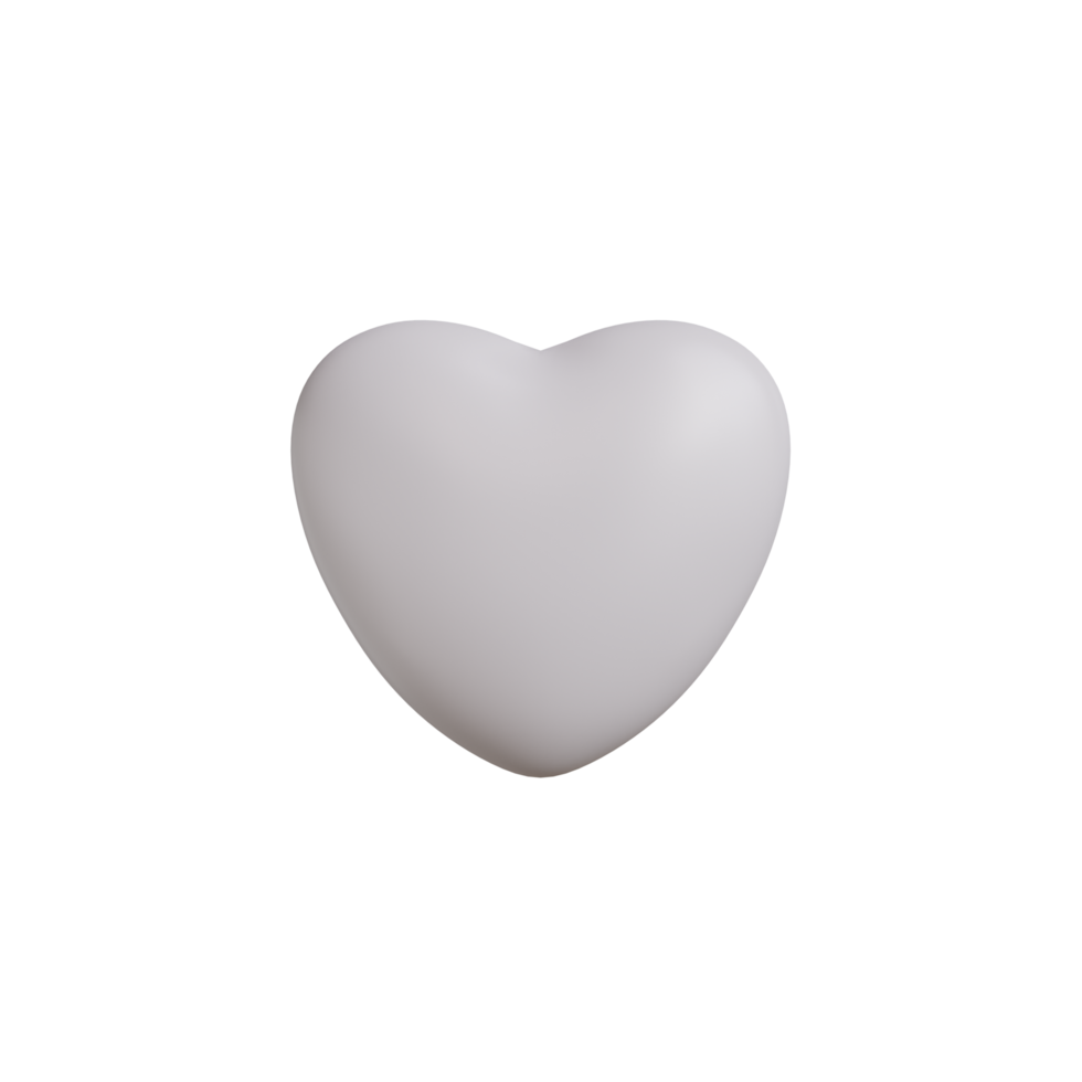 3D isolerade saker om valentine png