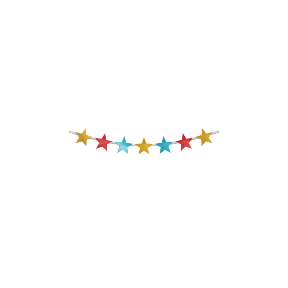 3d Isolated Things about Birthday Party png